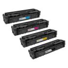 Compatible Canon 075 H High Capacity Toner Cartridge Set of 4 (Bk/C/M/Y)