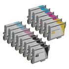 Remanufactured T048 14 Piece Set of Ink for Epson