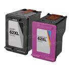 Reman HP 62XL HY Black & Color Ink Set