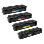 Set of 4 Compatible HP 206X High Yield Toner Cartridge (Black, Cyan, Magenta, Yellow)