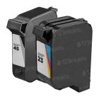Reman HP 45 & HP 23 Ink Cartridge Set	