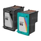 Reman HP 92 & HP 95 Ink Cartridge Set	