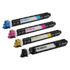 Set of 4 Compatible Kyocera TK-8467 Toner Cartridges (Black, Cyan, Magenta, Yellow)
