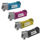 Xerox Phaser 6500, WorkCentre 6505 Compatible Set of 4 HY Toners: Bk, C, M, Y