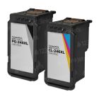 Reman Canon PG-245XL/CL-246XL HY Black & Color Ink Set