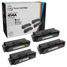 Compatible HP 414A Toner Set of 4 (Bk/C/M/Y)