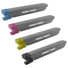 Compatible Samsung CLT-809S Set of 4 Toners: Bk, C, M, Y