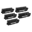 Compatible Kyocera-Mita TK-1162 Toners, 5 Pack Black