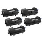 Compatible Kyocera-Mita TK-3182 Toners, 5 Pack Black