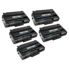 Compatible 408161 Black Toner for Ricoh - 5 Pack