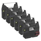 Brother Compatible GR-153B Black POS Ribbon, 6-pack