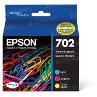 Epson OEM T702 Cyan, Magenta & Yellow Ink Cartridge