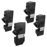 Compatible Kyocera TK-5232 Set of 4 Toners: Bk, C, M, Y