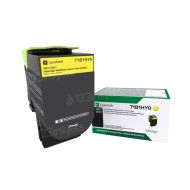 Original Lexmark 71B1HY0 HY Yellow Toner