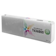 Epson T636B00 Green Inkjet Cartridge, Remanufactured