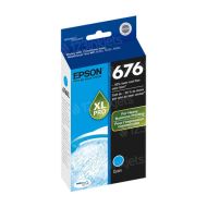 OEM Epson 676XL Cyan Ink Cartridge