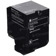 OEM Lexmark 74C1HK0 HY Black Return Program Toner