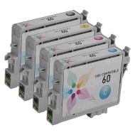 Bulk Set of 4 Ink Cartridges for Epson T060