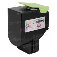 Compatible Lexmark 71B1HM0 HY Magenta Toner