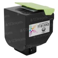 Compatible Lexmark 71B1XK0 EHY Black Toner