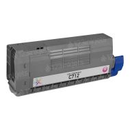 Compatible Okidata 46507602 Magenta Toner