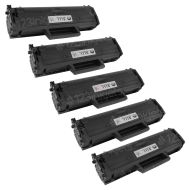 5 pack Compatible Samsung 111S (MLT-D111S) Black Toner Cartridge