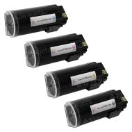 Xerox VersaLink C500/C505 Compatible Set of 4 Extra HY Toners: Bk, C, M, Y