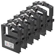 Compatible Replacement for Okidata 52102001 Black Printer Ribbon 6-Pack