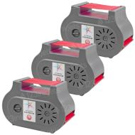 Compatible Replacement for Francotyp-Postalia 51-0019-5301-00 (510019530100) 3-Pack Red Printer Ribbon
