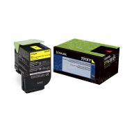 Lexmark 70C1XY0 Extra HY Yellow OEM Toner Cartridge