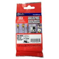 Brother TZeS231 OEM Black on White Tape