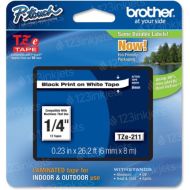 Brother TZe211 OEM Black on White Tape