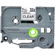 Brother TZe111 OEM Black on Clear Tape