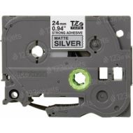 Brother TZeS951 OEM Black on Matte Silver Tape