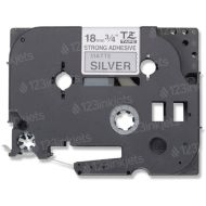 Brother TZeS941 OEM Black on Matte Silver Tape