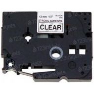 Brother TZAF131 OEM Black on Clear Tape