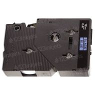 Brother TC6001 OEM Black on Blue Tape