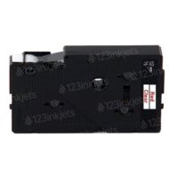 Brother TC11 OEM Red on Clear Tape