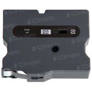 Brother TX3151 OEM White on Black Tape