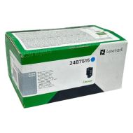 Lexmark OEM 24B7515 Cyan Toner Cartridge