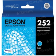 OEM Epson 252 (T252220) Cyan Ink Cartridge