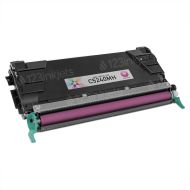 Lexmark Remanufactured C5240MH High Yield Magenta Toner for the C524