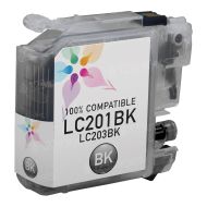 Brother LC201BK Black Compatible Ink