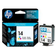 Original HP 14 Tri-Color Ink Cartridge, C5010DN