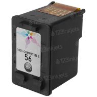 Remanufactured Black Ink for HP 56