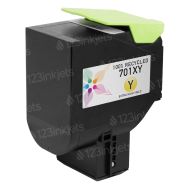 Lexmark Compatible 70C1XY0 Extra High Yield Yellow Laser Toner Cartridge (CS510 Series)