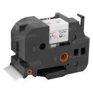 Brother TZe261 Compatible Black on White Tape