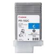 OEM Canon PFI-102C Pigment-Based Cyan Ink Cartridge