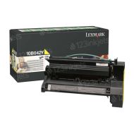 Lexmark 10B042Y HY Yellow OEM Toner