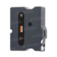 Brother OEM TXB511 Black on Fluorescent Orange Label Tape